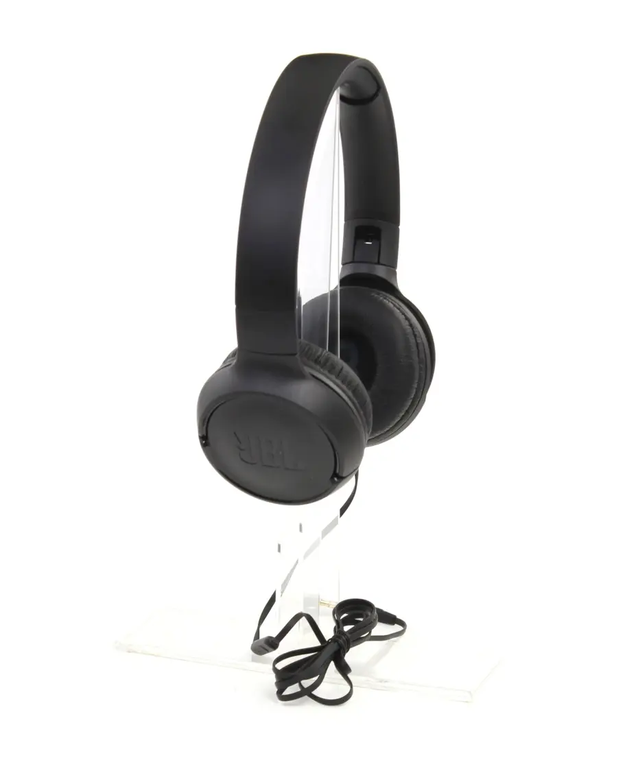 JBL T500 Mikrofonlu Kablolu Kulaküstü Siyah Kulaklık