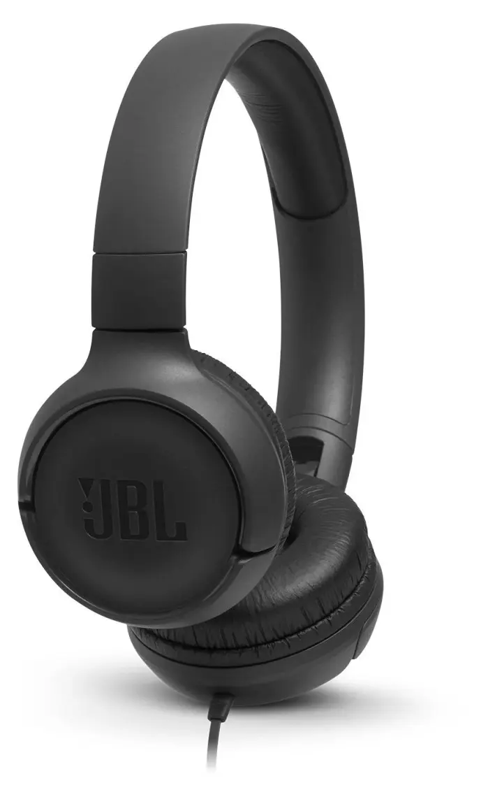JBL T500 Mikrofonlu Kablolu Kulaküstü Siyah Kulaklık