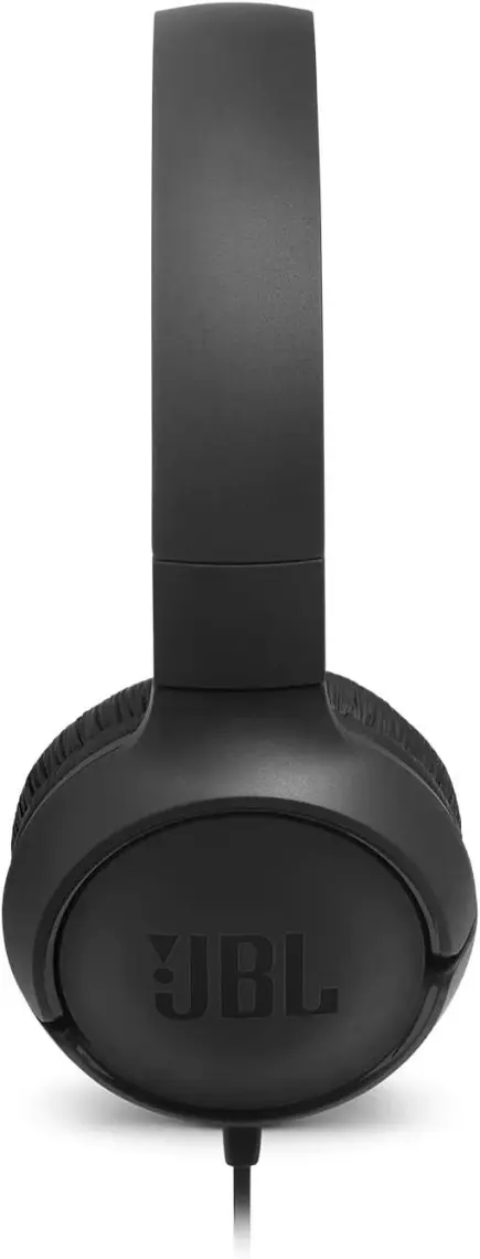 JBL T500 Mikrofonlu Kablolu Kulaküstü Siyah Kulaklık