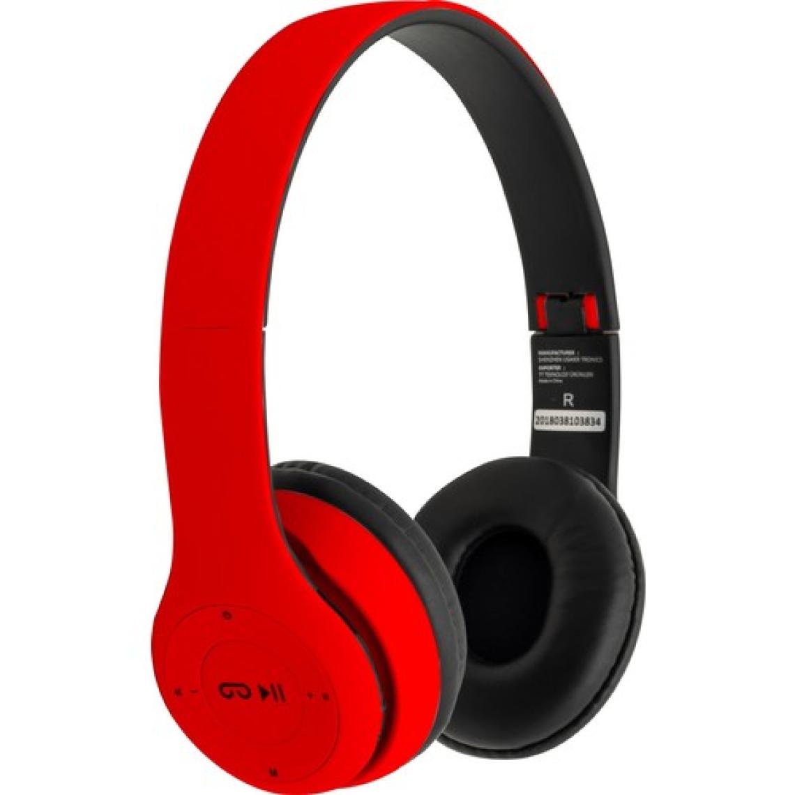Preo My Sound MS15 Kulaküstü Kablosuz Kulaklık Kırmızı