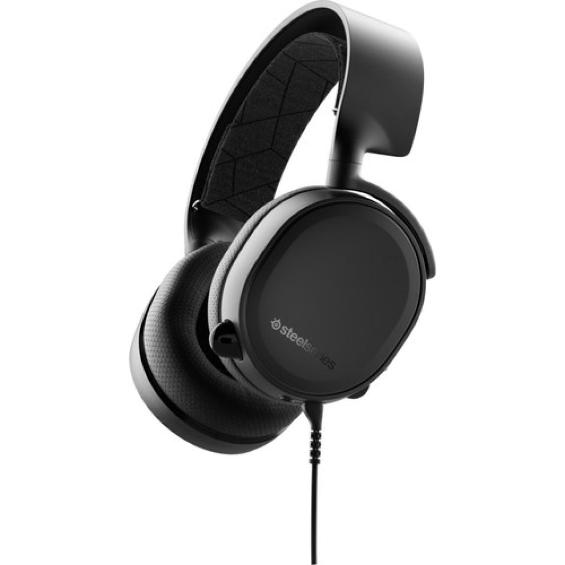 SteelSeries Arctis 3 2019 Edition 7.1 Kablolu Mikrofonlu Kulak Üstü Oyuncu Kulaklığı Siyah