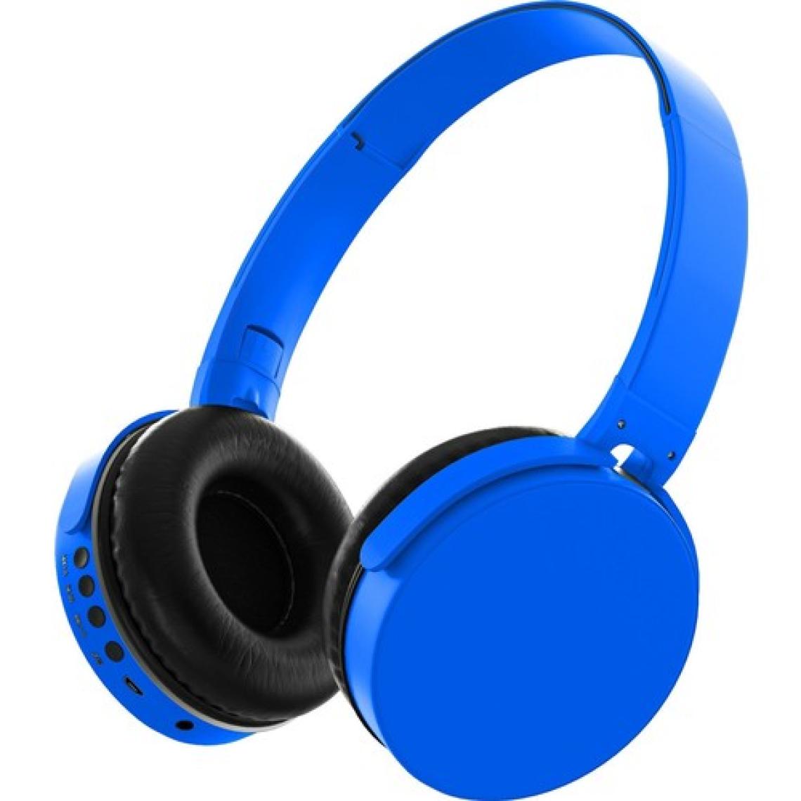 MF Product Acoustic 0235 Kulak Üstü Bluetooth Kulaklık Mavi