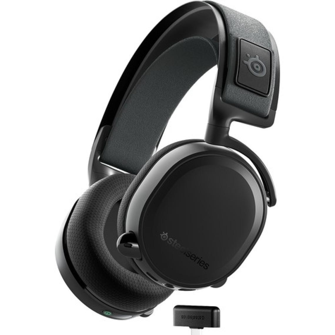 SteelSeries Arctis 7 Plus Siyah Wireless Mikrofonlu Kulak Üstü Oyuncu Kulaklığı
