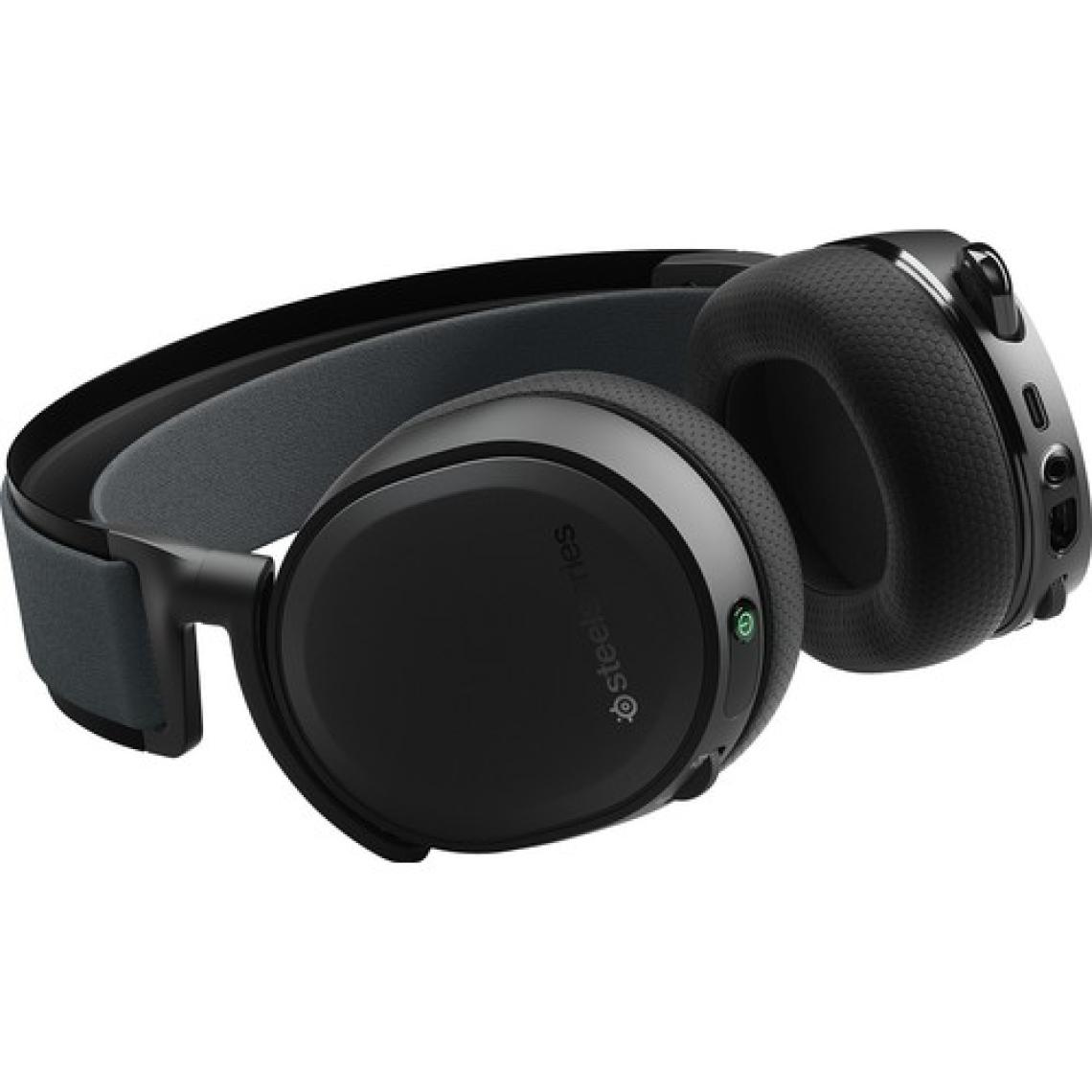 SteelSeries Arctis 7 Plus Siyah Wireless Mikrofonlu Kulak Üstü Oyuncu Kulaklığı