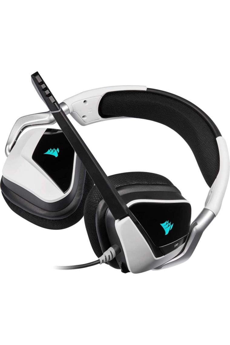 Corsair Void RGB Elite Wireless Premium 7.1 CA-9011202-EU Mikrofonlu Kulak Üstü Oyuncu Kulaklığı Beyaz