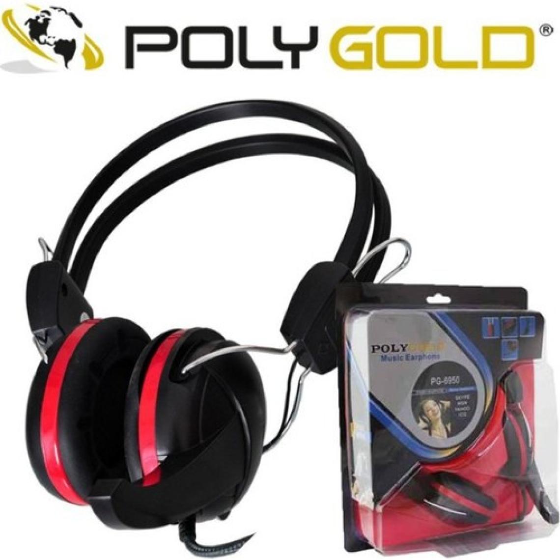 Polygold PG-6950 Mikrofonlu Bilgisayar Kulaklığı