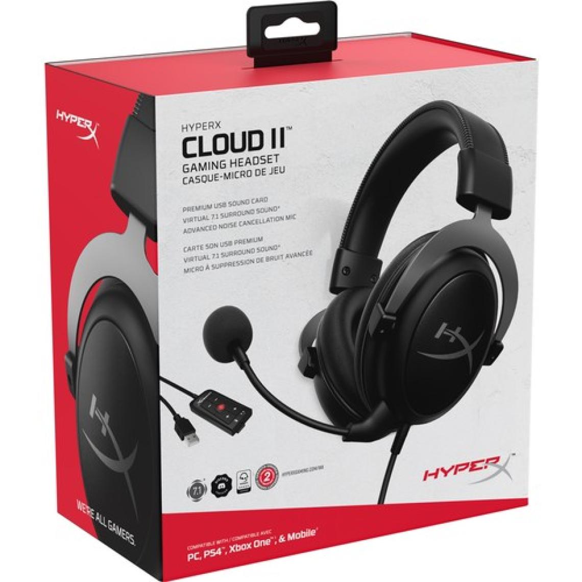 HyperX Cloud II 7.1 KHX-HSCP Kablolu Mikrofonlu Kulak Üstü Oyuncu Kulaklığı