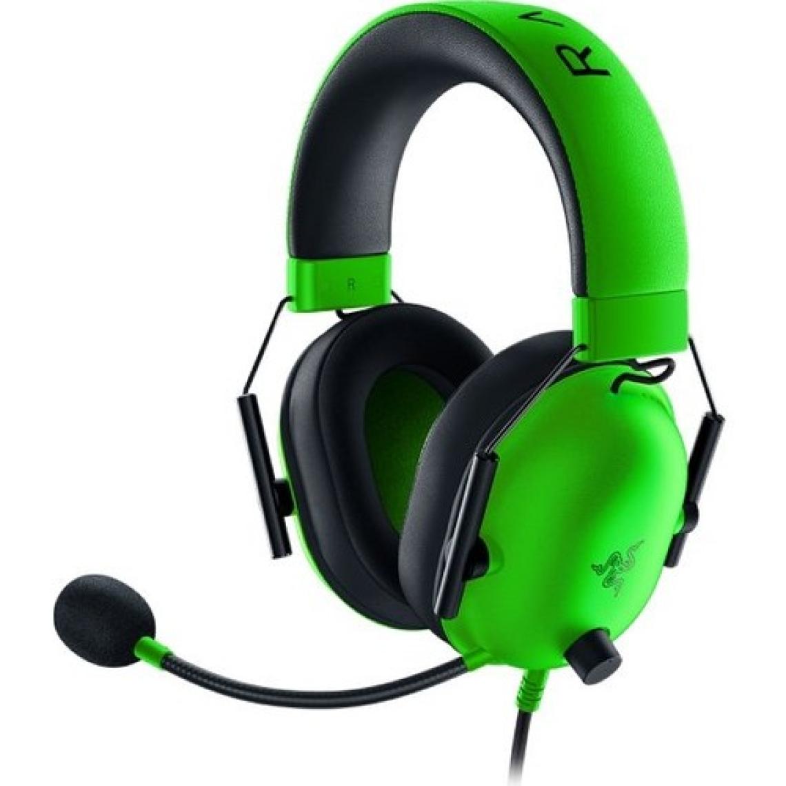 Razer Blackshark V2 X Kablolu Mikrofonlu Kulak Üstü Oyuncu Kulaklığı Yeşil