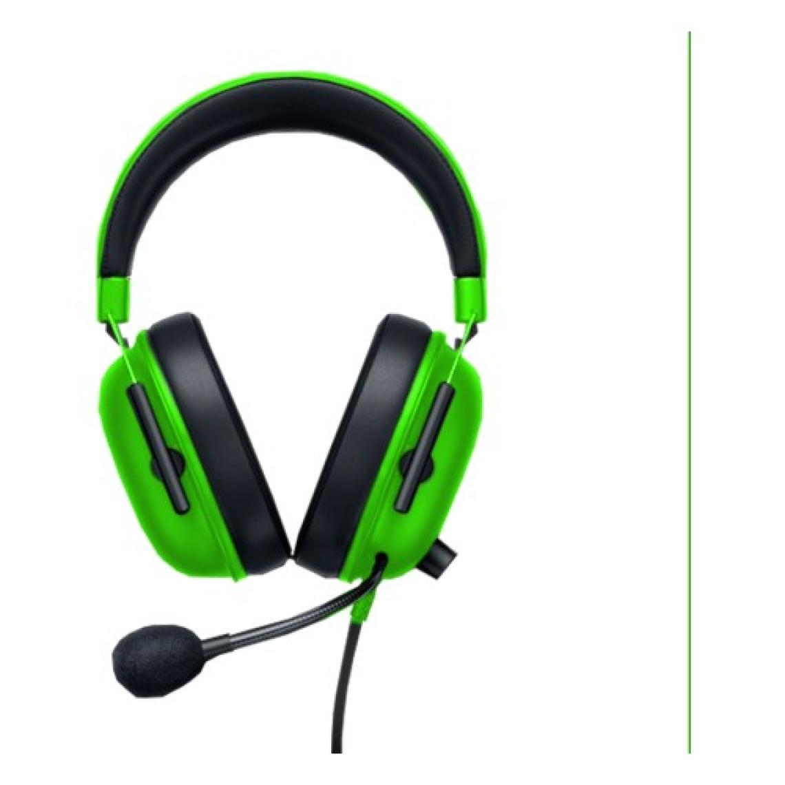 Razer Blackshark V2 X Kablolu Mikrofonlu Kulak Üstü Oyuncu Kulaklığı Yeşil