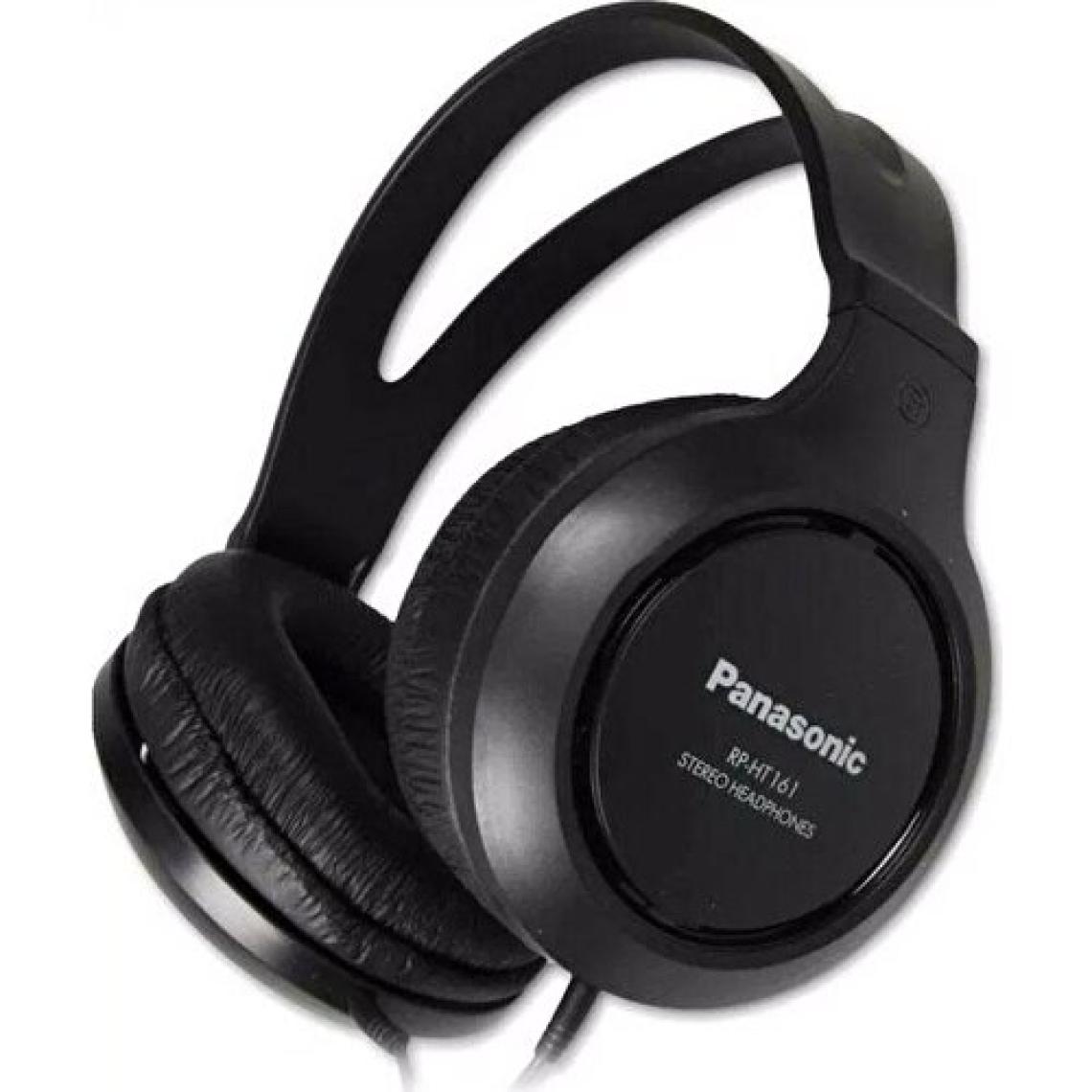 Panasonic RP-HT161E-K Siyah Kablolu Kulak Üstü Monitör Kulaklık