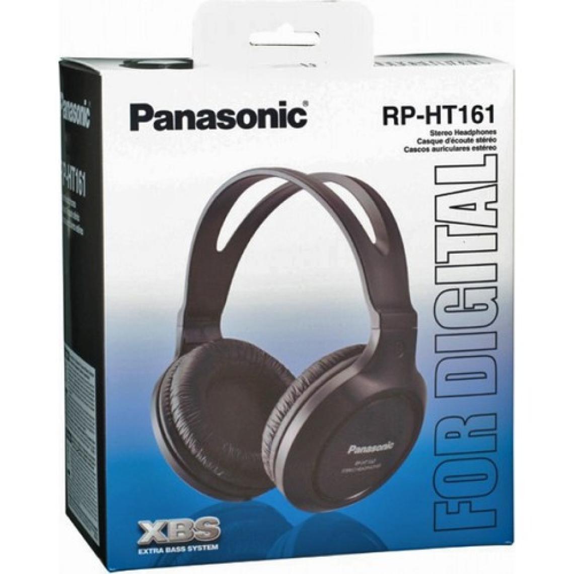 Panasonic RP-HT161E-K Siyah Kablolu Kulak Üstü Monitör Kulaklık