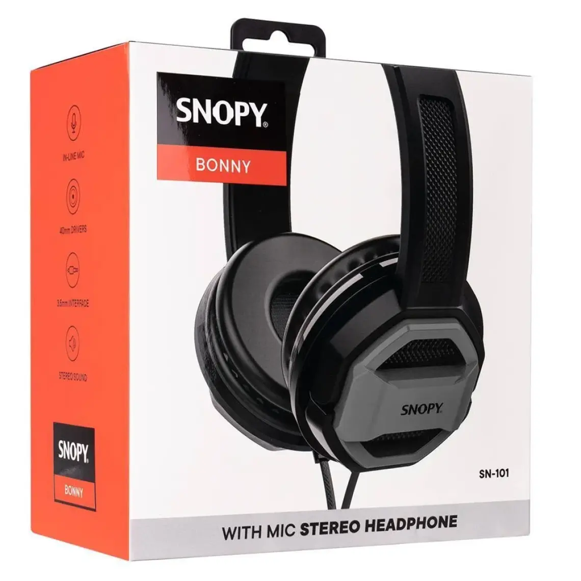 Snopy SN-101 Bonny Gri Pc&telefon Mikrofonlu Kulaklık