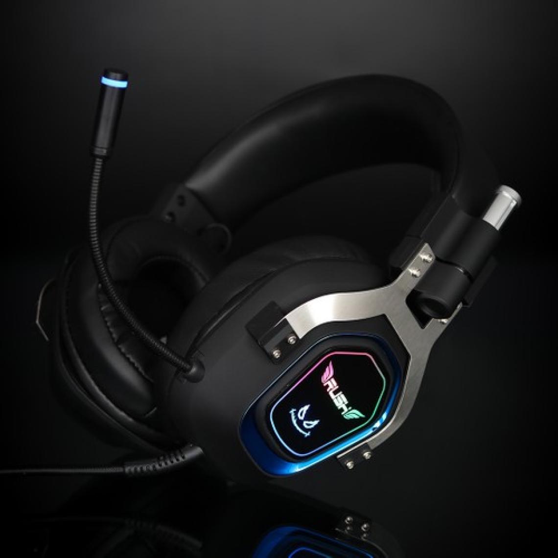 Rush Hem'ın RHX72 7.1 Fiziksel Surround Rgb Oyuncu Kulaklığı Gaming Kulaklık