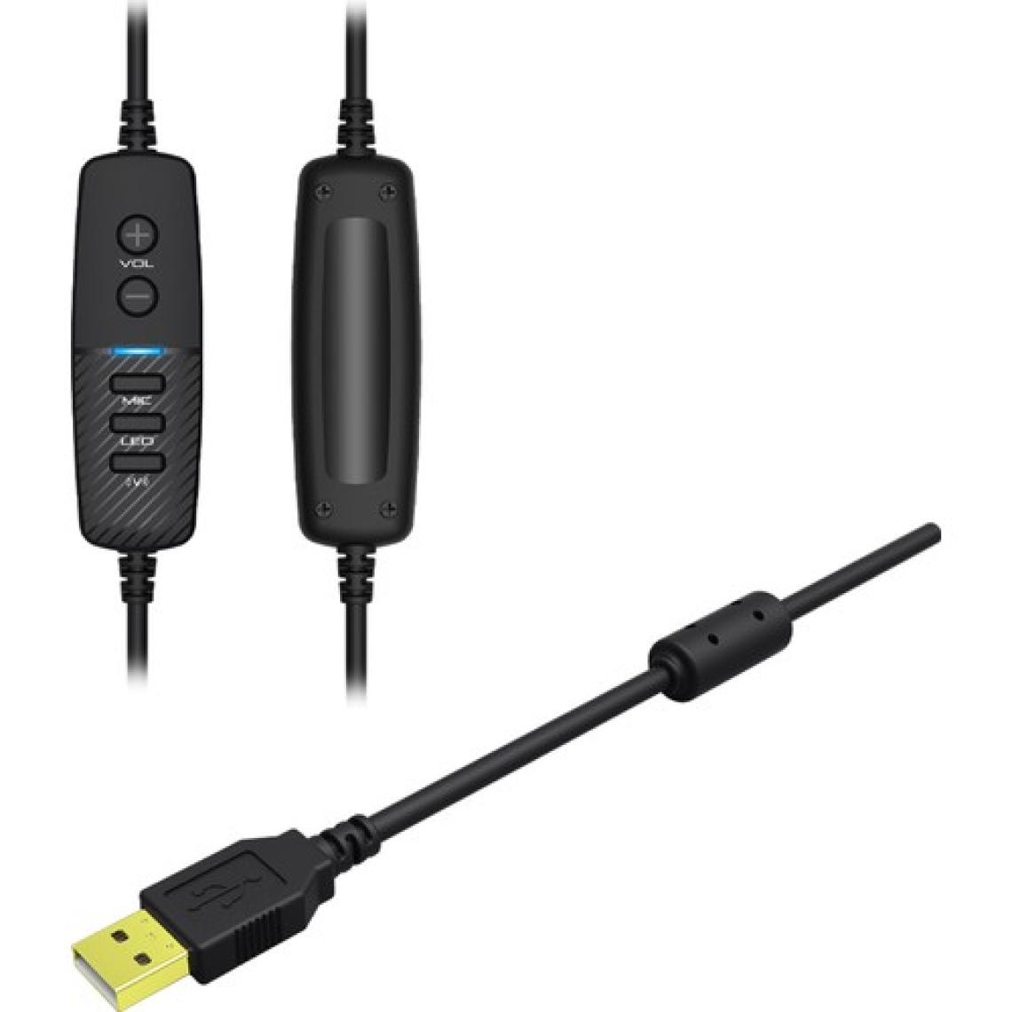 Gamepower Mihawk 7.1 Surround Rgb Oyuncu Kulaklığı Siyah