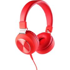 MF Product Acoustic 0102 Mikrofonlu Kırmızı Kulak Üstü Kulaklık