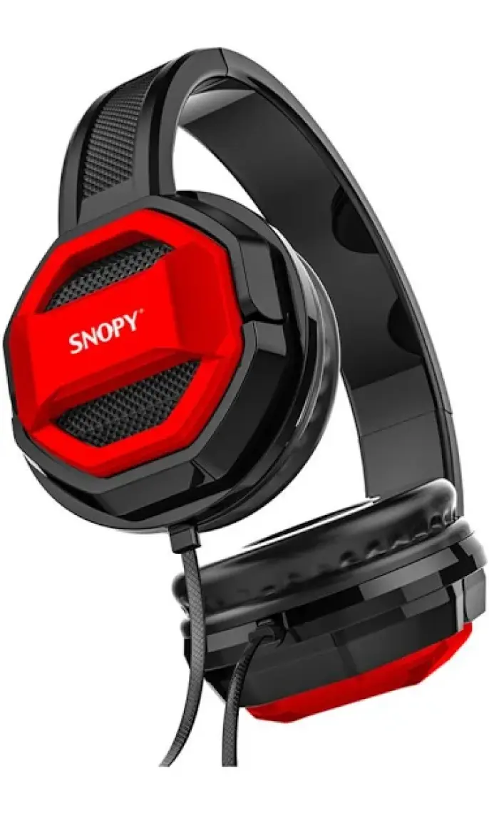 Snopy SN-101 BONNY Siyah PCTelefon Mikrofonlu Kulaklık