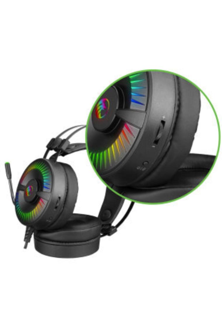 Vol-i Siyah Usb 7.1 Version Rgb Ledli Gaming Oyuncu Mikrofonlu Kulaklık