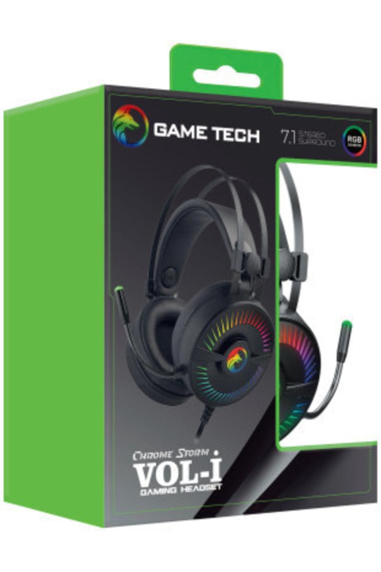 Vol-i Siyah Usb 7.1 Version Rgb Ledli Gaming Oyuncu Mikrofonlu Kulaklık