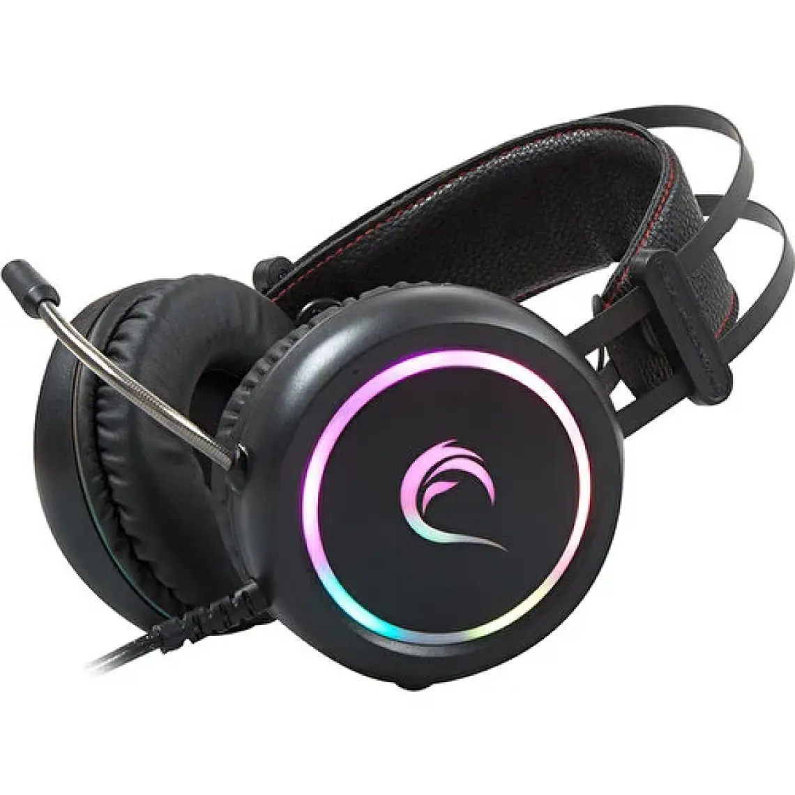 Rampage Stormy Siyah 7,1 USB Rgb LED Oyuncu Kulaklık+Mic