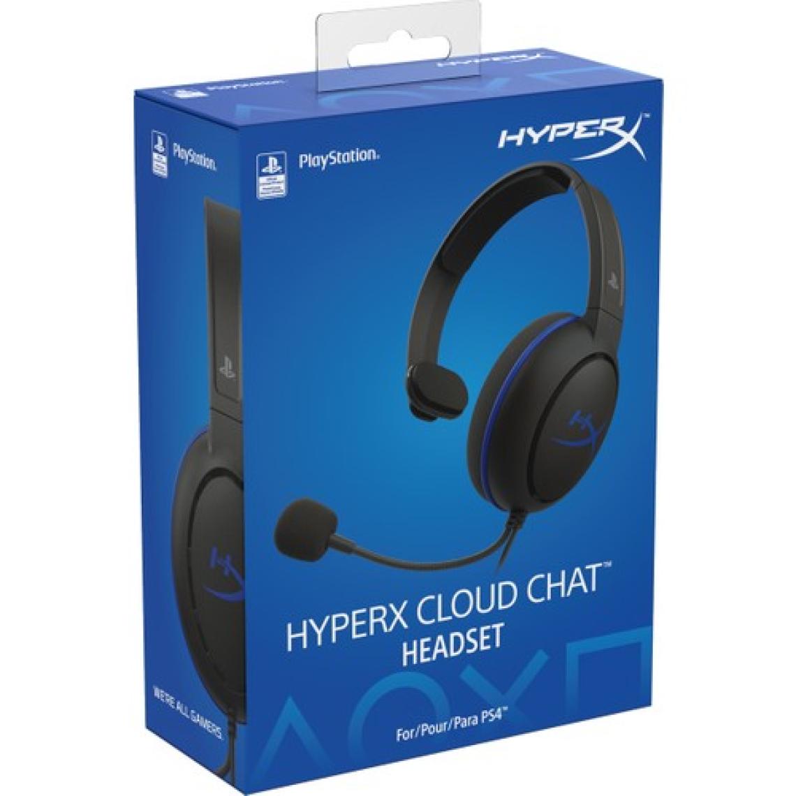 HyperX Cloud Chat Kulaklık PS4 HX-HSCCHS-BK/AM