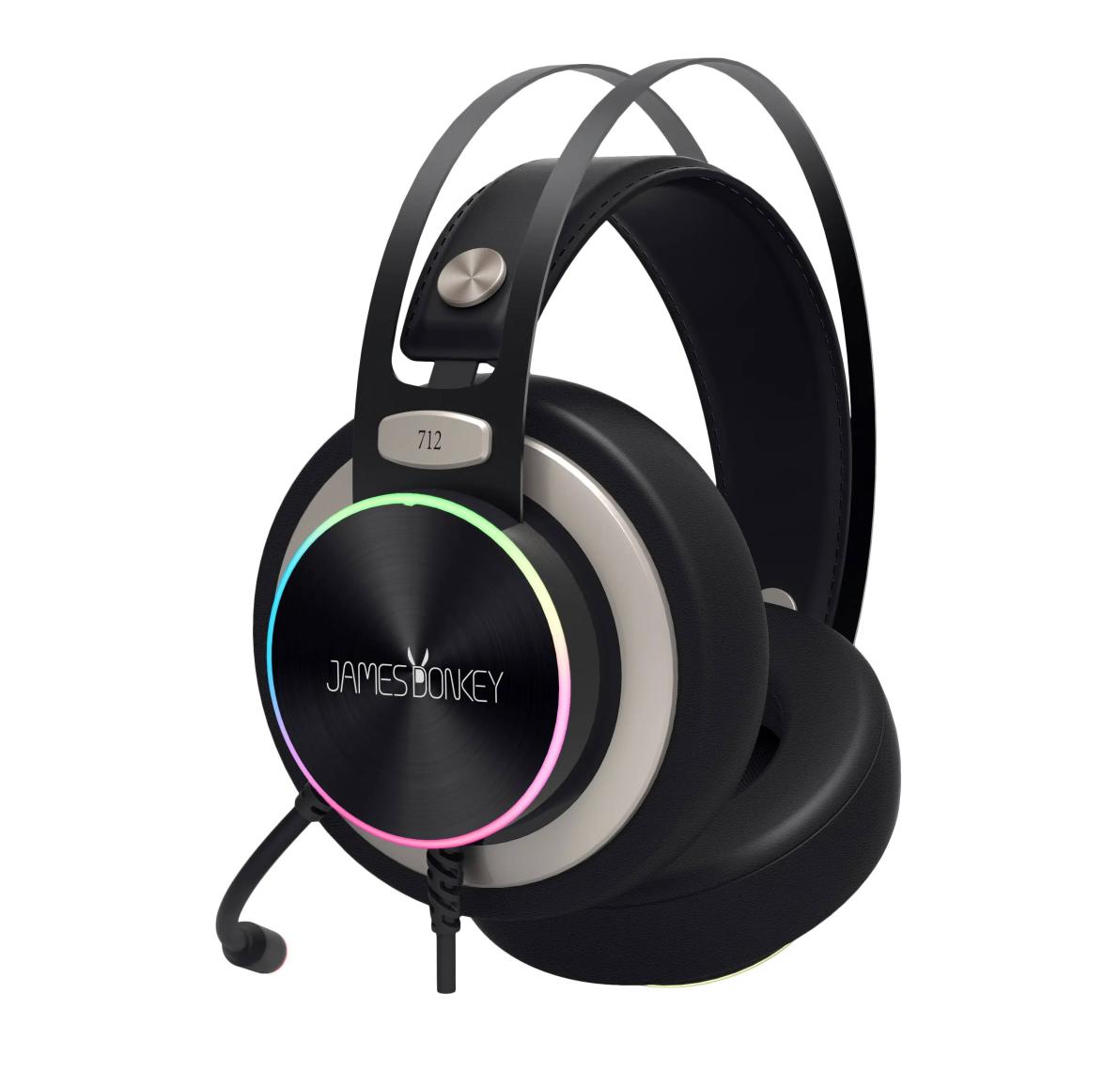 James Donkey 712 Siyah 7.1 Surround Rgb Gaming Kulaklık
