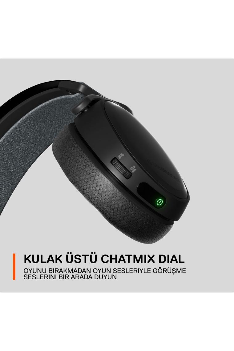 Steelseries Arctis 7+ Plus Siyah Multi-Platform Wireless Kablosuz 7.1 Usb-C Gaming Oyuncu Kulaklık Pc/ps4/ps5/switch/mac/mobil