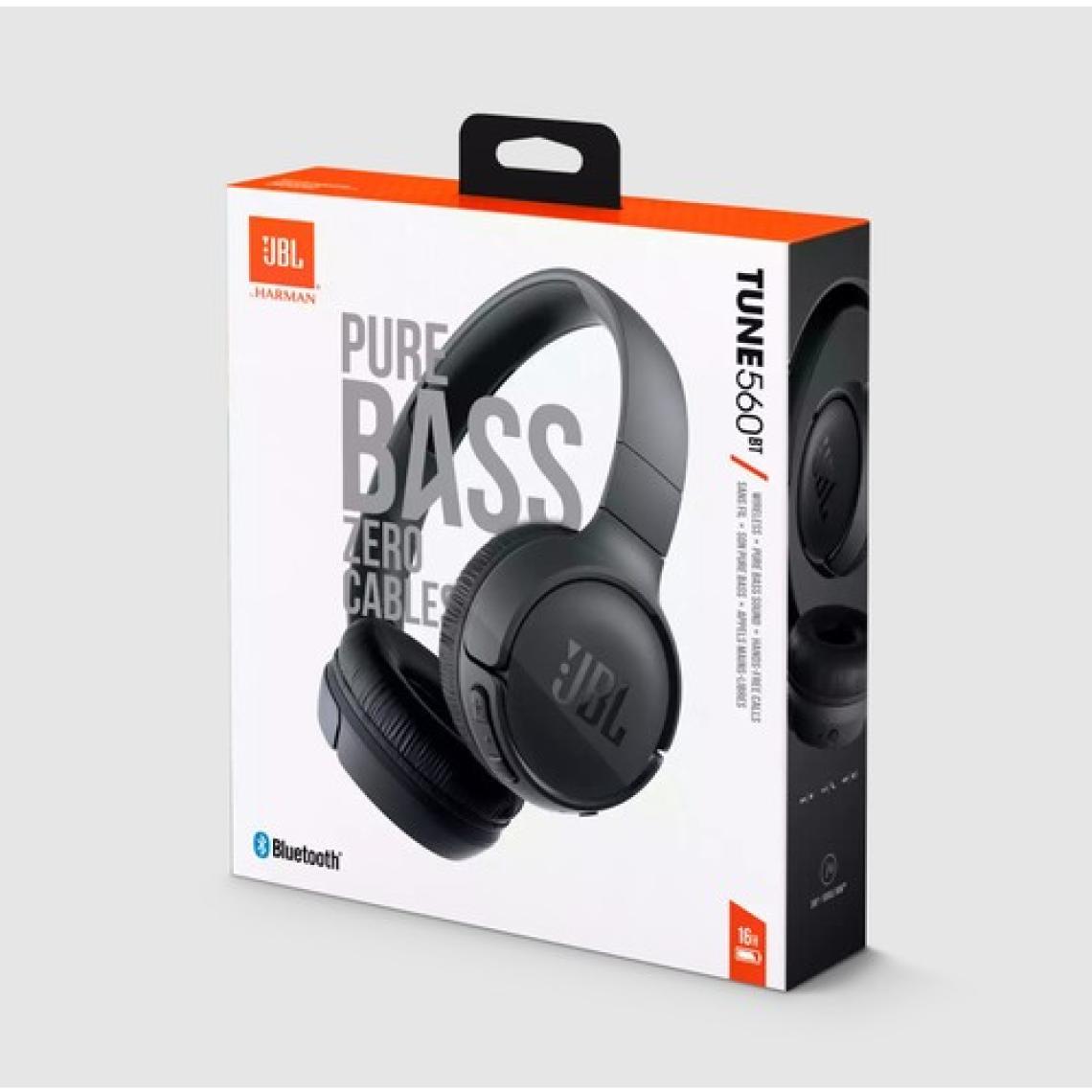 JBL 560BT Siyah Kulak Üstü Bluetooth Kulaklık