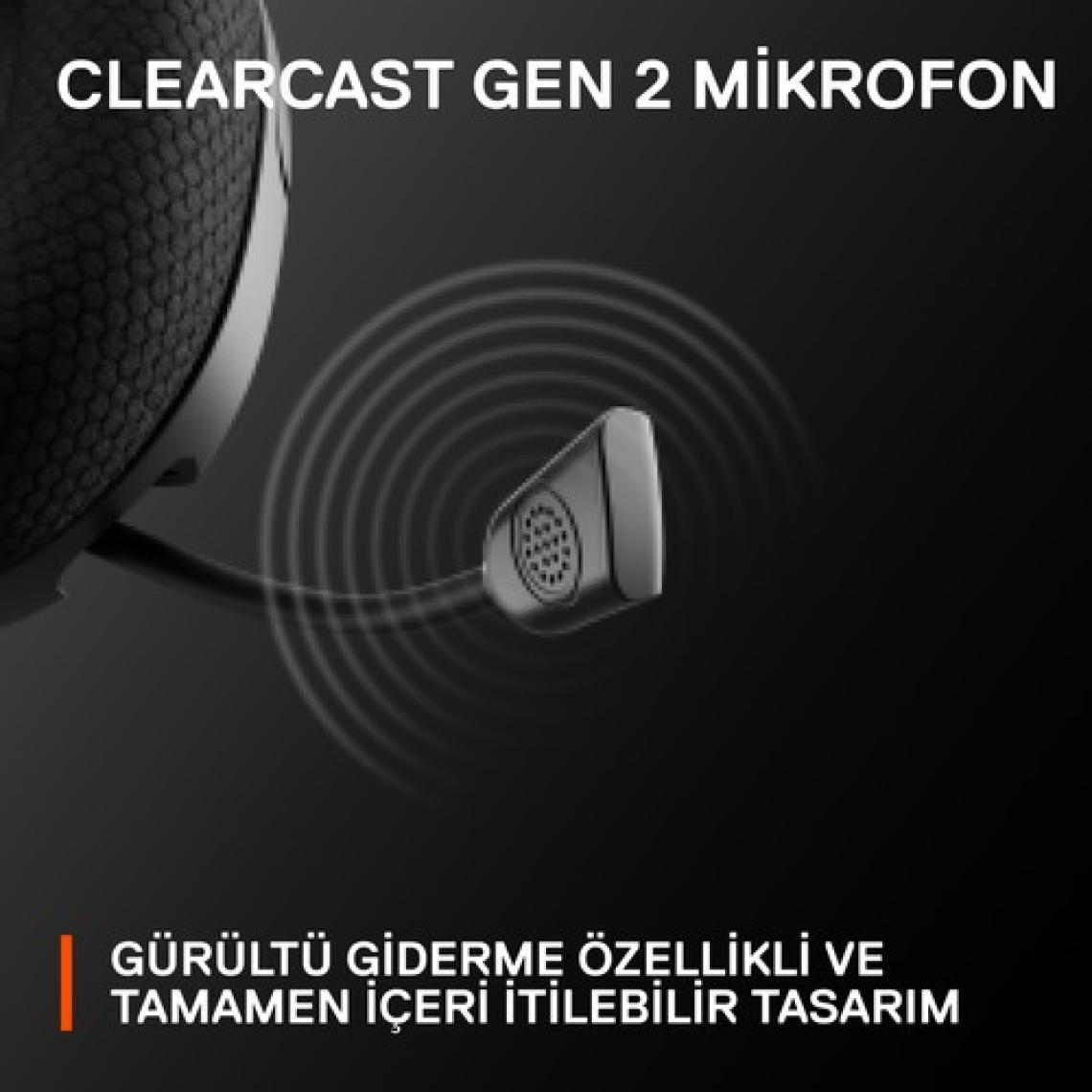 SteelSeries Arctis Nova 1 Kablolu Mikrofonlu Kulak Üstü Oyuncu Kulaklığı Siyah