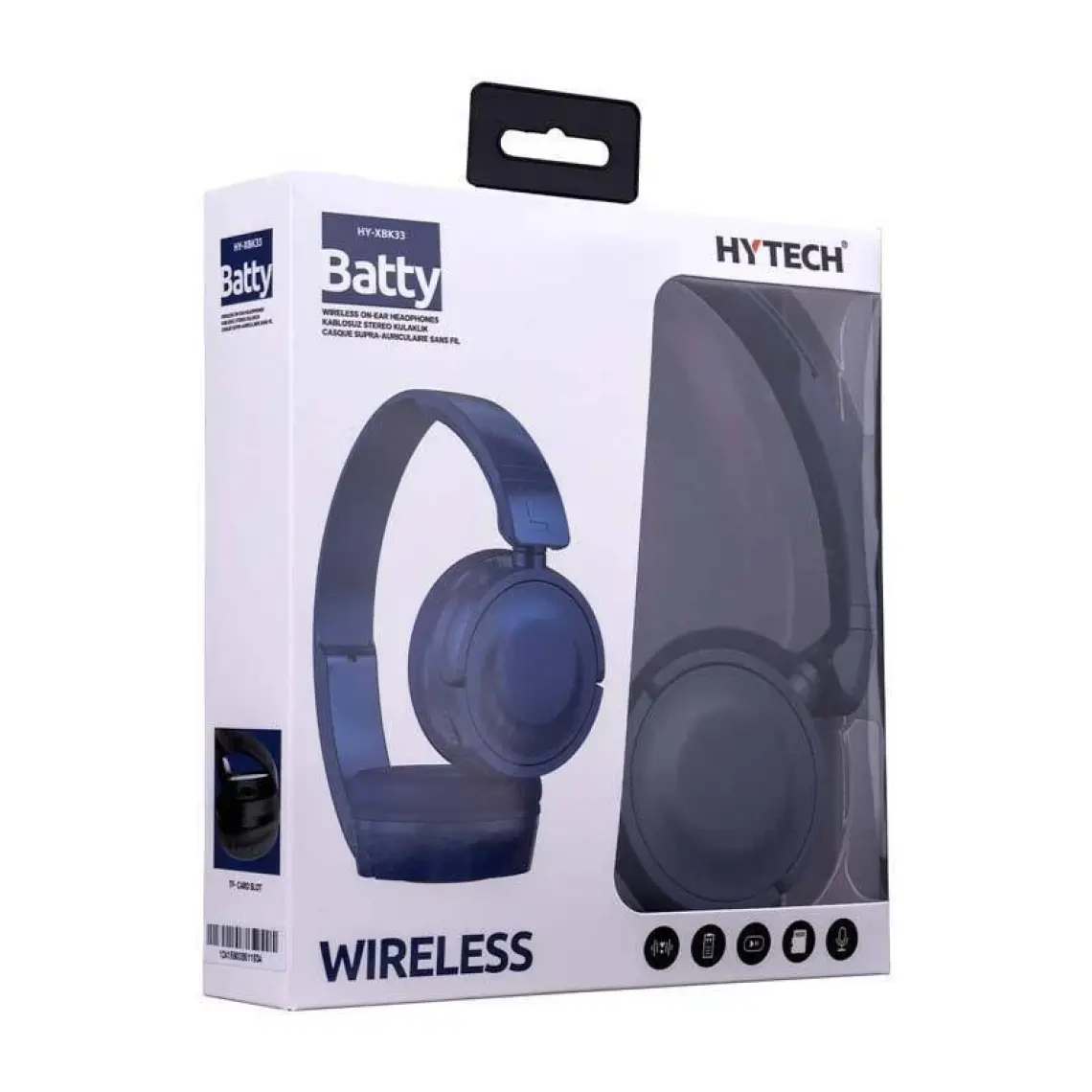 Hytech HY-XBK33 Batty Tf Kart Özellikli Bluetooth Kulaklık Mavi