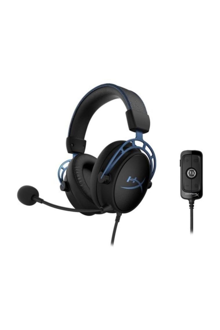 HyperX Cloud Alpha S 7.1 Kablolu Mikrofonlu Kulak Üstü Oyuncu Kulaklığı Mavi