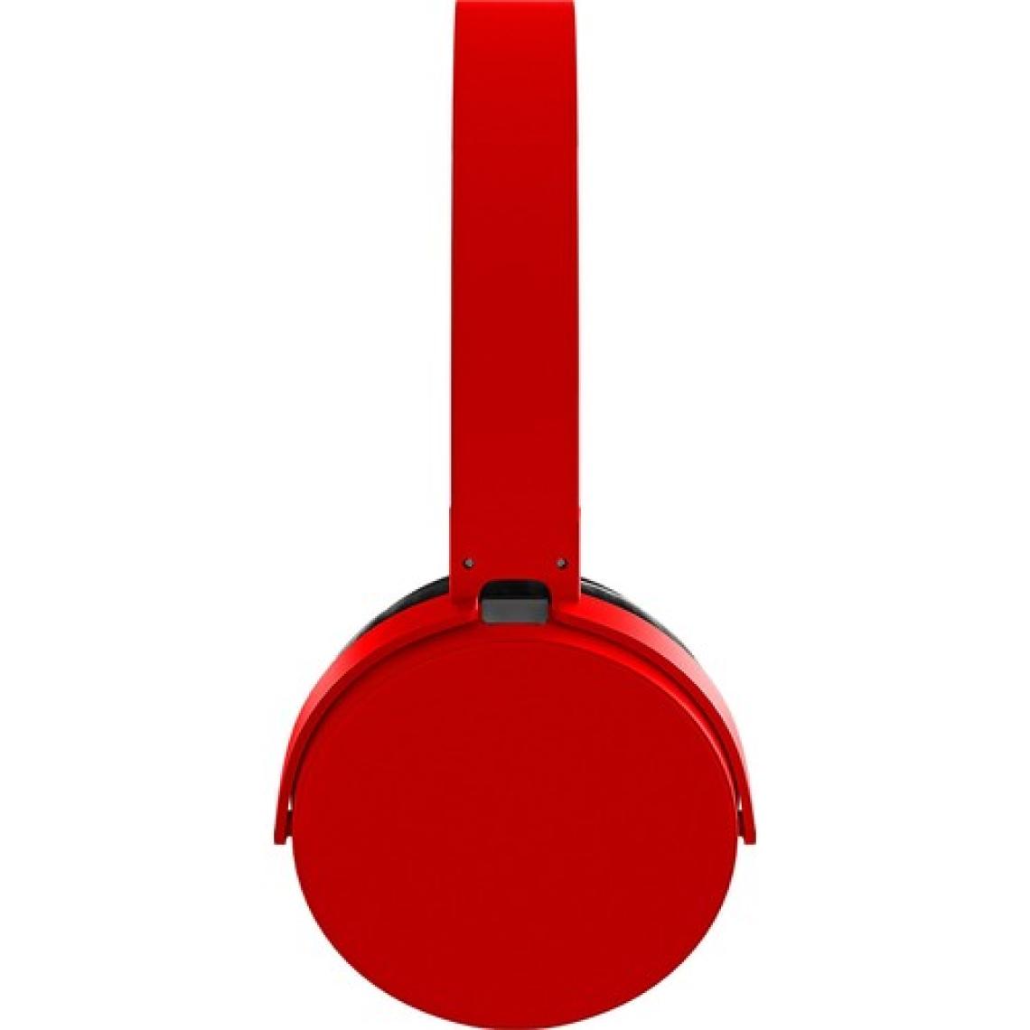 MF Product Acoustic 0235 Kablosuz Kulak Üstü Bluetooth Kulaklık Kırmızı