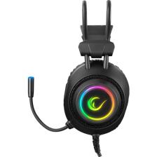 Rampage RM-K19 Raging Plus Siyah USB 7.1 RGB Oyuncu Mikrofonlu Kulaklık