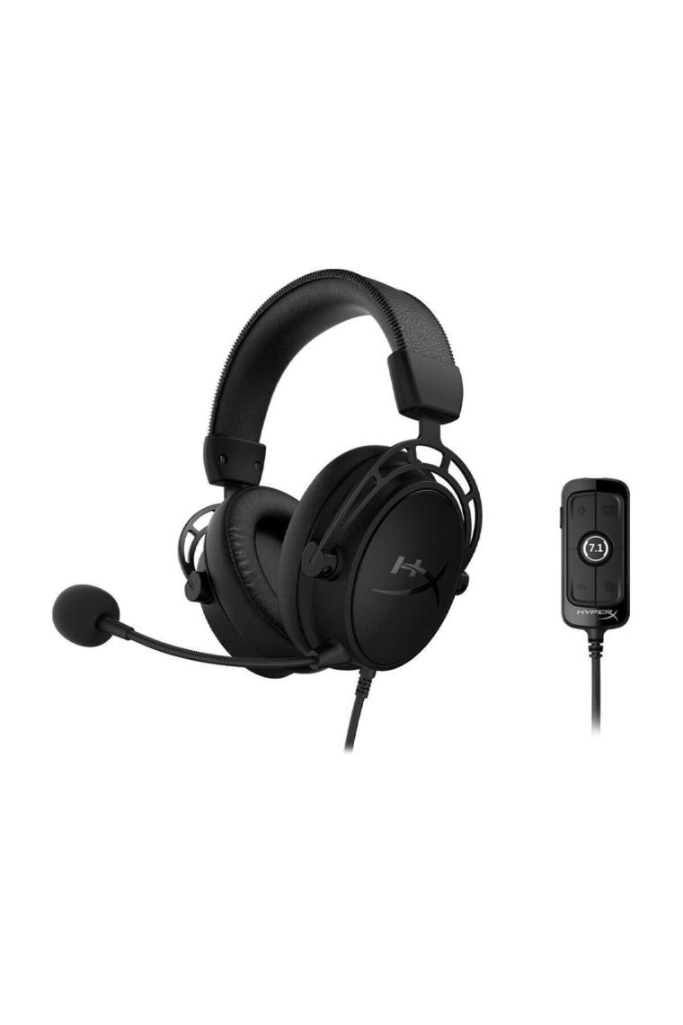 HyperX Cloud Alpha S 7.1 Kablolu Mikrofonlu Kulak Üstü Oyuncu Kulaklığı Siyah