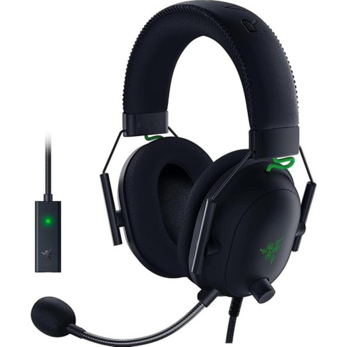 Razer BlackShark V2 USB 7.1 Kulaküstü Kulaklık - PC, Mac, Playstation, Xbox, Nintendo Switch, Mobil Uyumlu