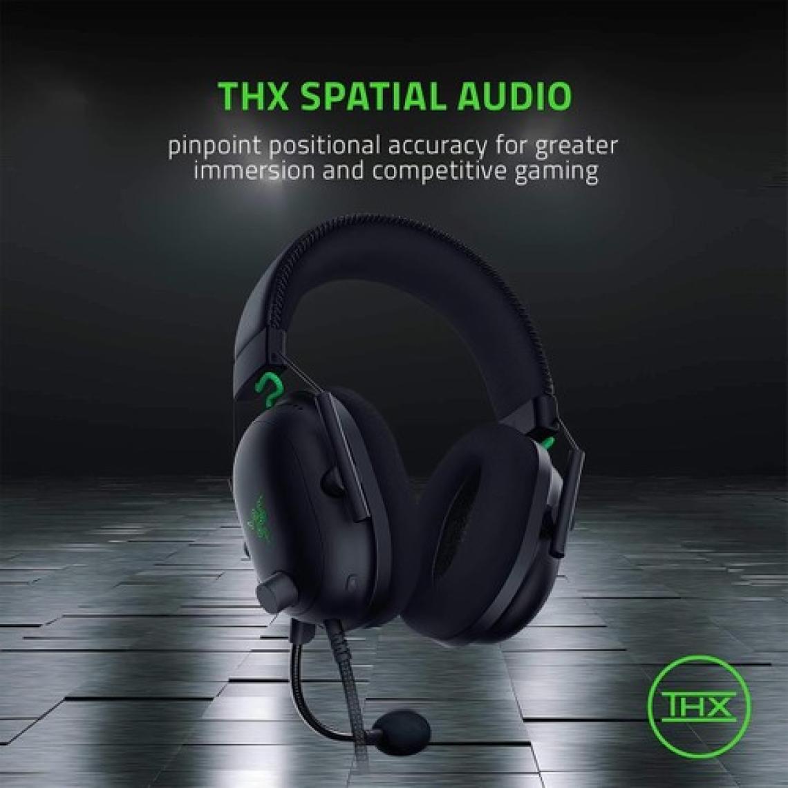 Razer BlackShark V2 USB 7.1 Kulaküstü Kulaklık - PC, Mac, Playstation, Xbox, Nintendo Switch, Mobil Uyumlu