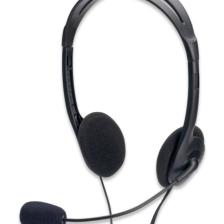Mikrofonlu Stereo Kulaklık, Ses Ayarı Yapılabilir, 1.80 Metre