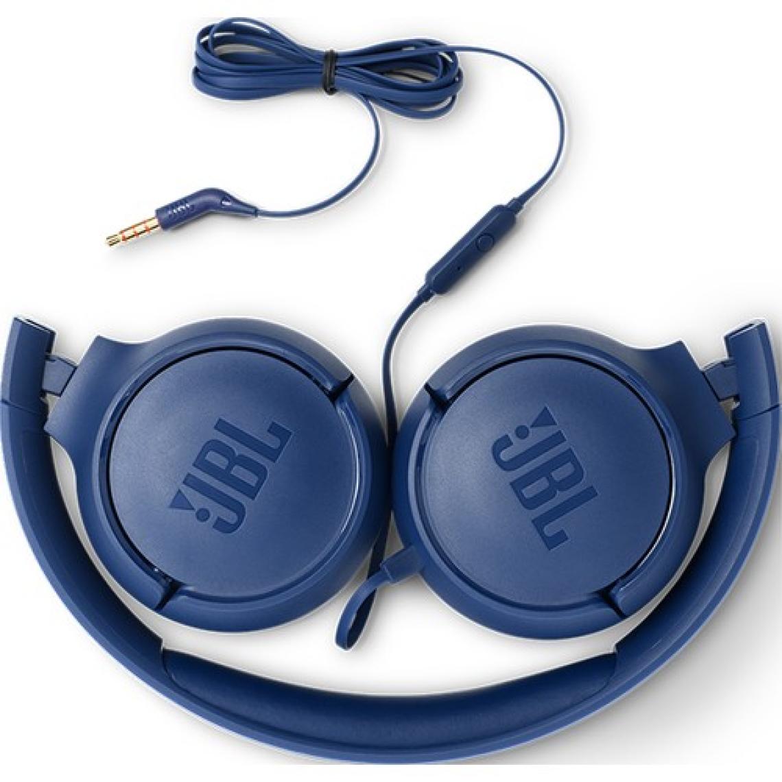 JBL Tune 500 Mavi Mikrofonlu Kulak Üstü Kulaklık