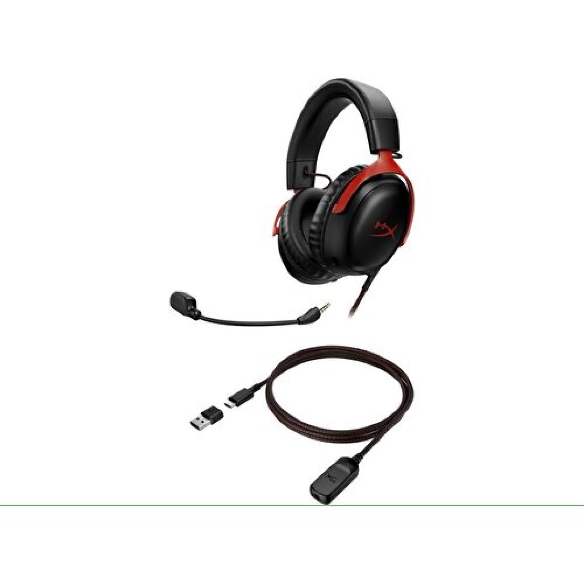 HyperX Cloud III – Kablolu Oyuncu Kulaklığı ( PC, PS5, Xbox Series X|S uyumlu) USB-C, USB-A, 3,5 mm