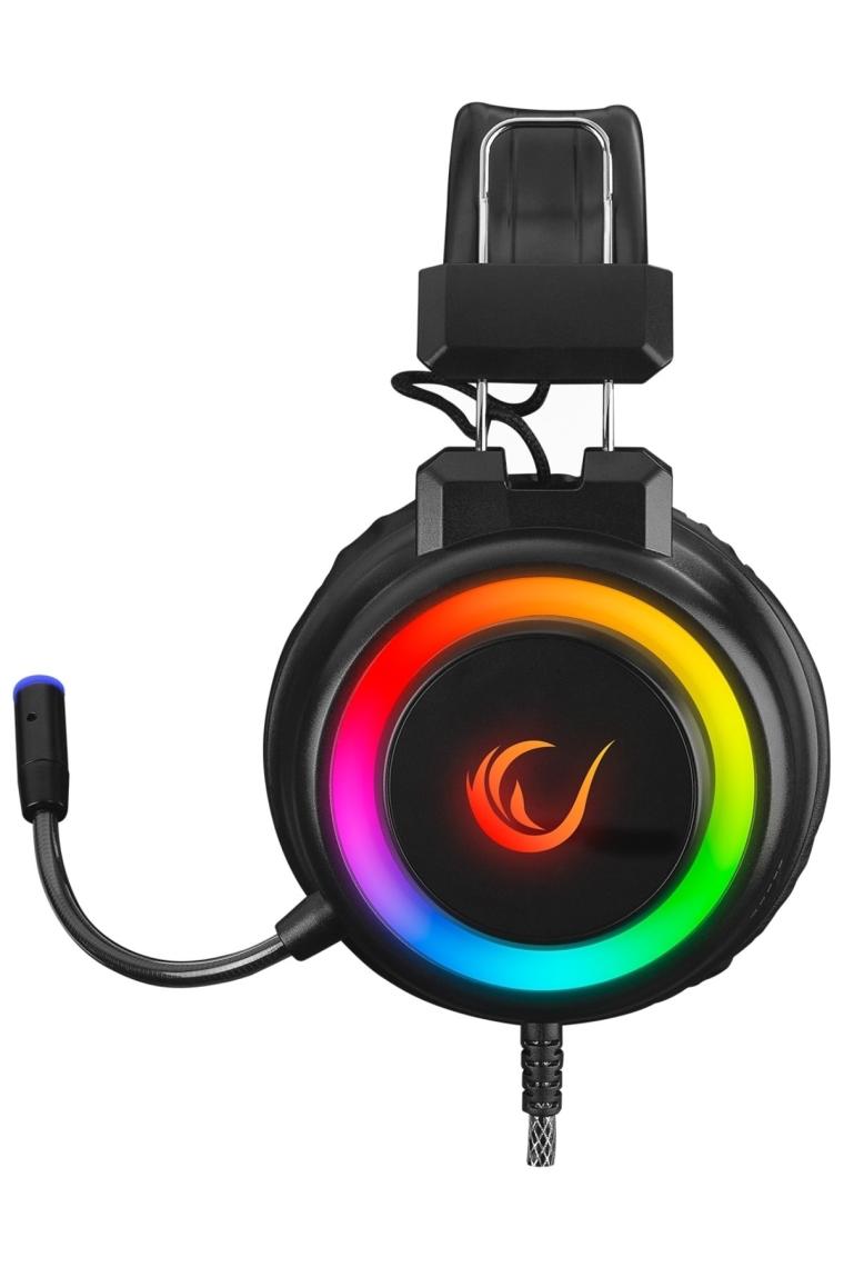 Rampage SN-R10 Alquist RGB Siyah Kablolu Mikrofonlu Kulak Üstü Oyuncu Kulaklığı