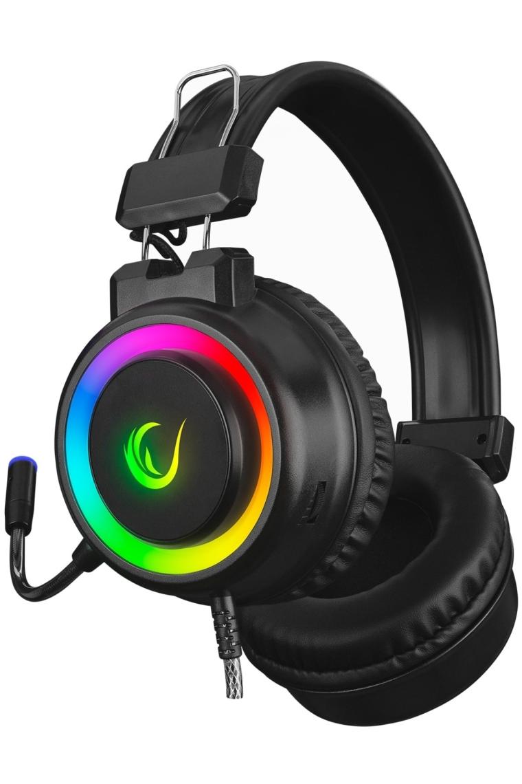 Rampage SN-R10 Alquist RGB Siyah Kablolu Mikrofonlu Kulak Üstü Oyuncu Kulaklığı