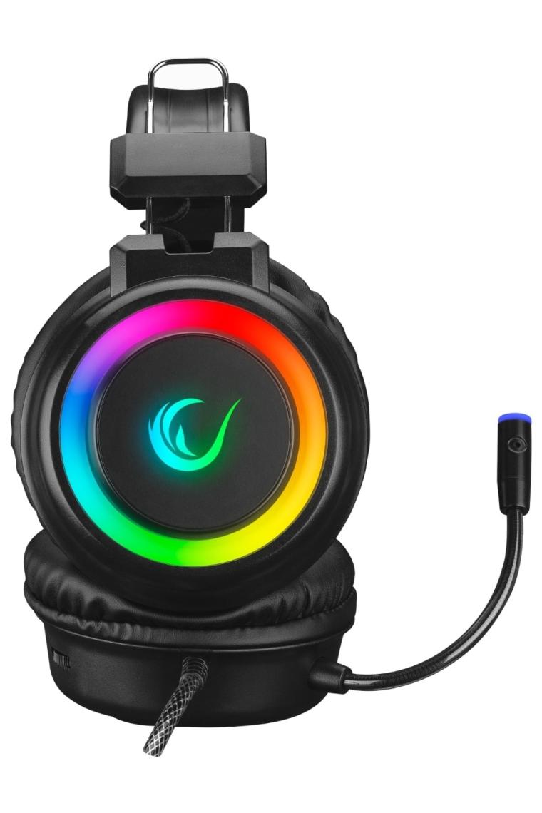 Rampage SN-R10 Alquist RGB Siyah Kablolu Mikrofonlu Kulak Üstü Oyuncu Kulaklığı