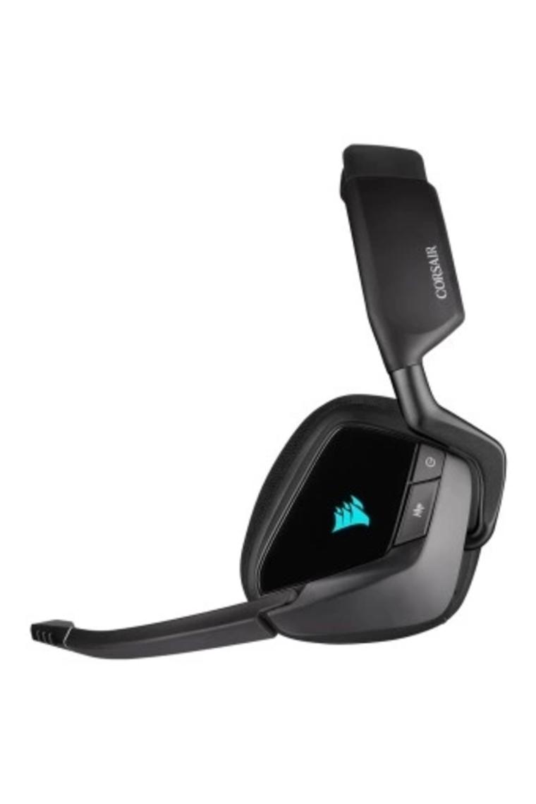 Corsair Void RGB Elite Wireless Premium 7.1 CA-9011201-EU Mikrofonlu Kulak Üstü Oyuncu Kulaklığı Siyah