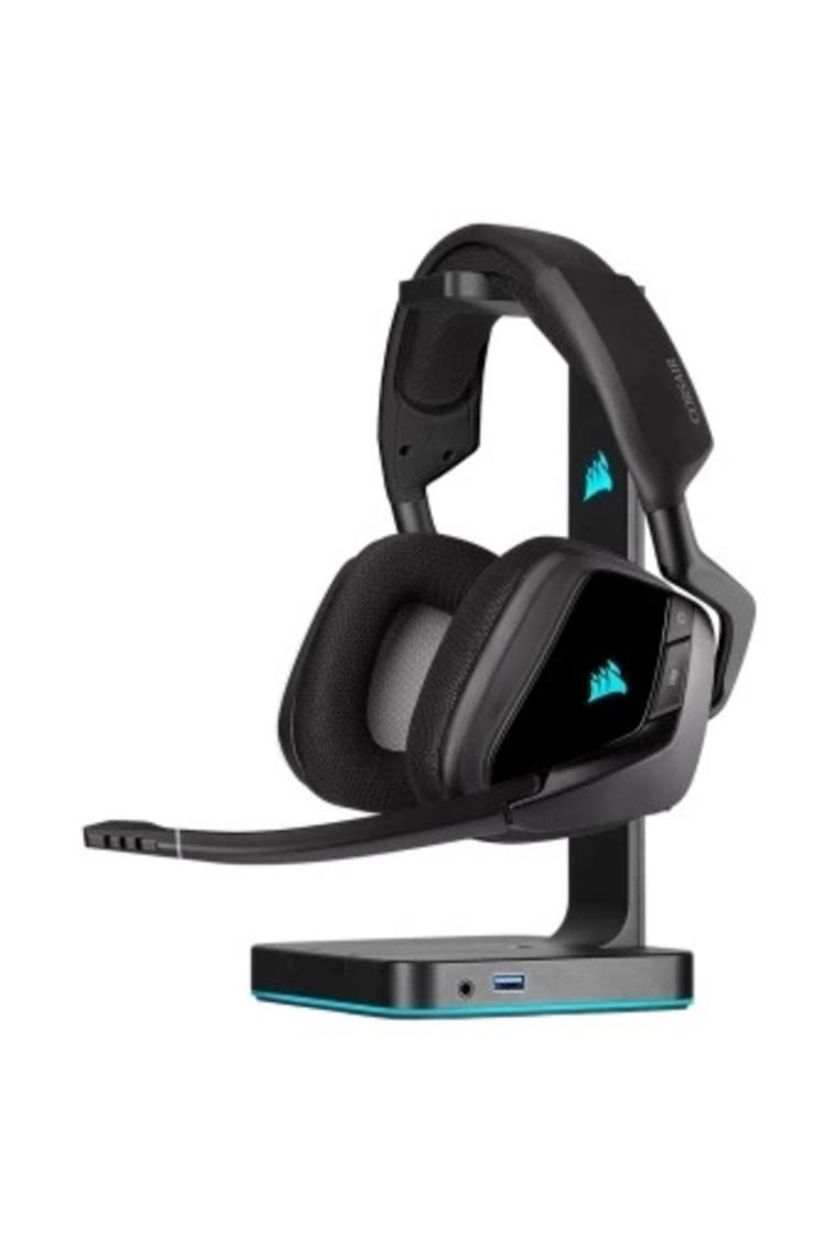 Corsair Void RGB Elite Wireless Premium 7.1 CA-9011201-EU Mikrofonlu Kulak Üstü Oyuncu Kulaklığı Siyah