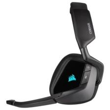 Corsair Void RGB Elite Wireless Premium 7.1 CA-9011201-EU Mikrofonlu Kulak Üstü Oyuncu Kulaklığı Siyah