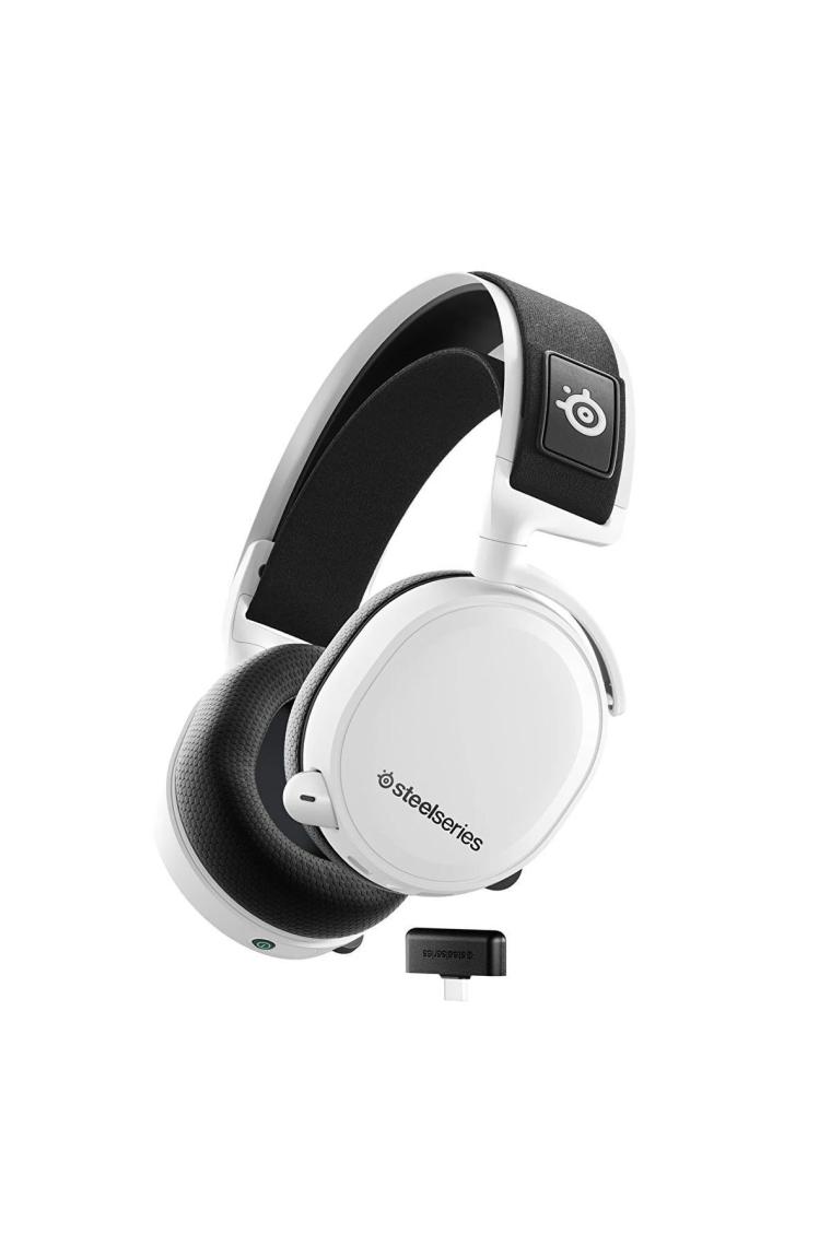 Steelseries Arctis 7+ Beyaz Kablosuz 7.1 Kulak Üstü Oyuncu Kulaklığı