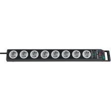 Brennenstuhl Super Solid Surge Protection 13.500 A 8Li Priz Siyah