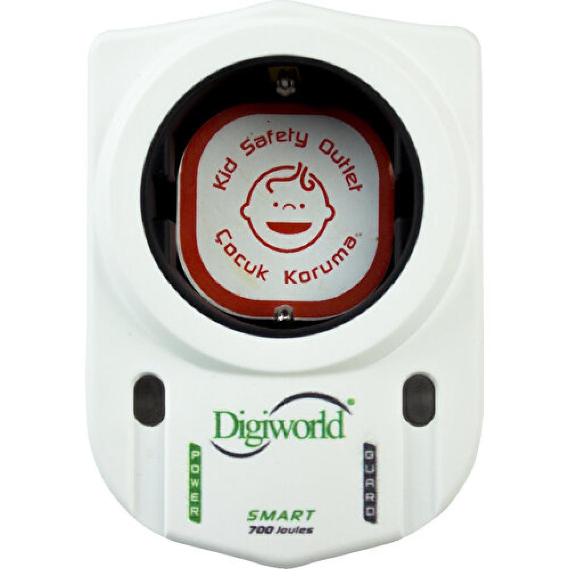 Digiworld Smart Akım Korumalı Priz Tekli 250V