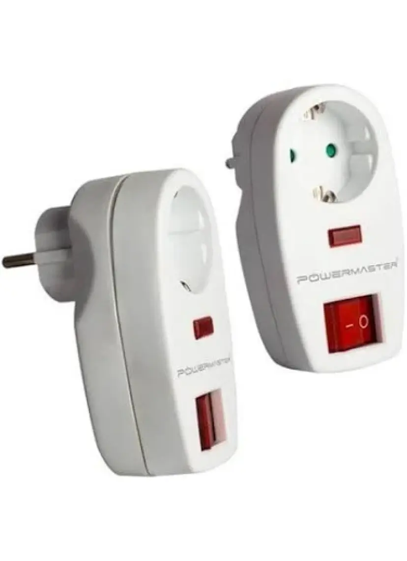 Powermaster Anahtarlı Akım Korumalı Priz