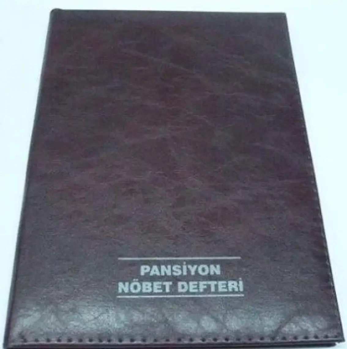 Pansiyon Nöbet Defteri Suni Deri Ciltli