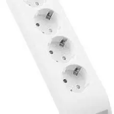 S-link SPG3040 2m 3G1.5mm2 900 Joule 4Lü Akım Korumalı Beyaz Priz